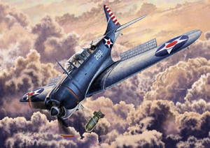 Academy #12335 1/148 USN SBD-2 "Battle of Midway" Academy #12335 1/148 USN SBD-2 "Battle of Midway"