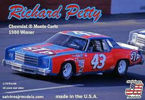 Salvinos Jr Models #RPMC1980N 1/24 Richard Petty Chevrolet Monte Carlo 1980 Race Winner Salvinos Jr Models #RPMC1980N 1/24 Richard Petty Chevrolet Monte Carlo 1980 Race Winner