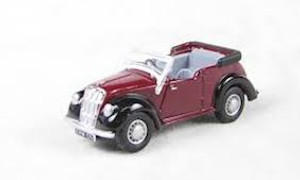 Oxford #76ME001 1/76 Morris 8 Tourer (Maroon/Black) Oxford #76ME001 1/76 Morris 8 Tourer (Maroon/Black)