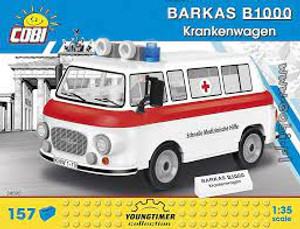 Cobi #24595 1/35 Barkas B1000 Krankenwagen-157pces Cobi #24595 1/35 Barkas B1000 Krankenwagen-157pces