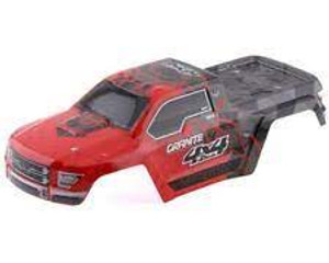 ARRMA #AR402256 Granite 4X4 Mega Painted Body-Red/Black ARRMA #AR402256 Granite 4X4 Mega Painted Body-Red/Black