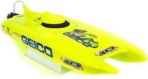 Proboat #PRB08019 Miss Geico 17" Brushed Catamaran RTR Proboat #PRB08019 Miss Geico 17" Brushed Catamaran RTR