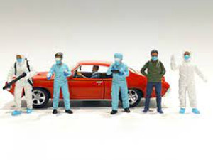 MiJo Exclusives #76466 1/64 Hazmat Crew-6Figures