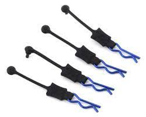 Hot Racing #HRABWP39T06 Body Clip Retainers 1/10 (4) Blue Hot Racing #HRABWP39T06 Body Clip Retainers 1/10 (4) Blue