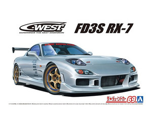 Aoshima #6302 1/24 C-WEST FD3S RX-7 '99 （MAZDA）