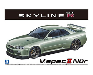 Aoshima #6275 1/24 NISSAN BNR34 SKYLINE GT-R V-specⅡ Nur. '02
