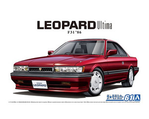 Aoshima #6109 1/24 NISSAN UF31 LEOPARD 3.0 Ultima '86 Aoshima #6109 1/24 NISSAN UF31 LEOPARD 3.0 Ultima '86