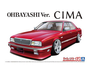 Aoshima #6326 1/24 Y31 CIMA OBAYASHI Ver. '89(NISSAN) Aoshima #6326 1/24 Y31 CIMA OBAYASHI Ver. '89(NISSAN)