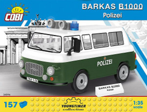 Cobi #24596 1/35 Barkas B1000 Krankenwagen Polizei -157pces Cobi #24596 1/35 Barkas B1000 Krankenwagen Polizei -157pces