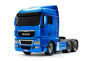Tamiya #56370 1/14 MAN TGX 6x4 Tractor Truck-Light Metallic Blue Tamiya #56370 1/14 MAN TGX 6x4 Tractor Truck-Light Metallic Blue