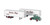 Bachmann #42233 HOCANADIAN PACIFIC - GREEN TRUCK CAB & 2 PIGGYBACK TRAILERS