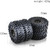 Toxic Rc # 4pcs 120mm 1.9" Metal Beadlock Wheel Rim Rubber Tire Set