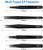 Toxic Rc # 10 PCS Precision Tweezers Set