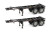 Walthers SceneMaster #949-4503 HO 20' Container Chassis (2-Pack) -- Black