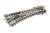 Peco # ST-6  N Setrack Turnout, 1st Radius, Left Hand (Code80)