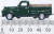 Oxford #87DP48002 1/87 Dark Green Dodge B-1B Pick Up 1948