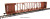 Walthers Mainline # 910-505076 HO 72' Centerbeam Flatcar w/Standard Beam  Duluth, Winnipeg & Pacific #626675