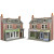 Metcalfe PO306 [OO] Low Relief Shop Fronts Kit in Brick (replaces PO272)