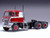 IXO #TR219 1/43 1965 INTERNATIONAL TRANSTAR COE TRACTOR- DARK RED/ WHITE