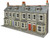 Metcalfe #PO303 00/HO Scale Low Relief Terraced House Fronts – Stone