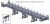Walthers Cornerstone # 933-4591 HO Modern Short-Span Concrete Railroad Bridge -- Kit