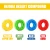 INJORA # DGT-1908BL BLUE MEDIUM Silicone Rubber Inserts for 1.9"