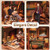 Tonecheer #TQ117 3D Wooden Puzzle DIY Book Nook Kit (Violin Detective Agency)