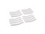 Tamiya # 69575 Mini 4WD Japan Cup Junior Circuit Wave 4Pcs White