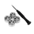 INJORA # W7013SR-19 0.7" D19 Aluminum Wheels for 1/30 SCX30 (W7013) (4)