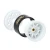 INJORA # W7007WH-19 0.7" D19 Brass Beadlock Wheels for 1/30 SCX30 (W7007) (4)