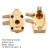INJORA # SCX10-3-3 Heavy Duty Brass Portal Steering Knuckle for Axial SCX10 III Capra 1.9
