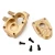INJORA # SCX10-3-3 Heavy Duty Brass Portal Steering Knuckle for Axial SCX10 III Capra 1.9