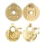 INJORA # CRAW18329 Heavy Duty Brass Portal Steering Knuckle for Axial SCX10 III Capra 1.9