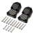INJORA # SCX24-37 2pcs 10g/pcs Black Brass Diff Covers for Axial SCX24 AX24