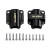 INJORA # SCX30-26 Black Brass Diff Covers for 1/30 SCX30 Stock Axles