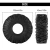 INJORA # YQT-1912-S5 INJORA Kraken Claw M/T 1.9" S5 Crawler Tires (4.80" OD) (T1912) (4)