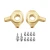 INJORA # SCX24-08 2PCS 8g/pcs Brass Front Steering Knuckles, RC Counter Weights for Axial SCX24