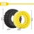 INJORA # YQT-1005-1056YE 1.0" 57*22mm Rock Terrain Tires & Silicone Rubber Inserts Combo (4)