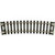 Atlas #834 HO Code 100 Snap-Track 1/2-18" Radius Section