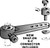 Du-Bro #166 1-1/4 Nylon Steering Arm assembly