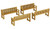 Metcalfe #PO503 OO/HO Park Benches