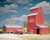 Walthers Cornerstone # 933-3036 HO Farmers Co-op Rural Elevator kit