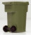 Hi-Tech Details #8006 Yard Waste Cans Olive