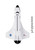 Cobi #21076A Space Shuttle Discovery -352 pce