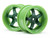 HPI #111090 1/10 WORK MEISTER S1 WHEEL GREEN 26mm (3mm OS/2Pcs)