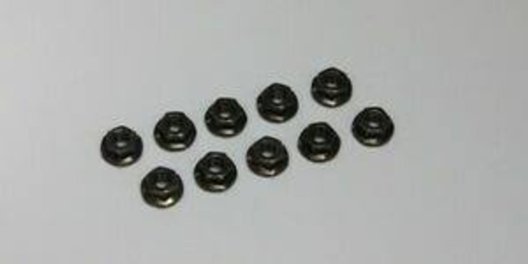 Kyosho #1-N3037F Nut M3 x 3.7 (Flanged)