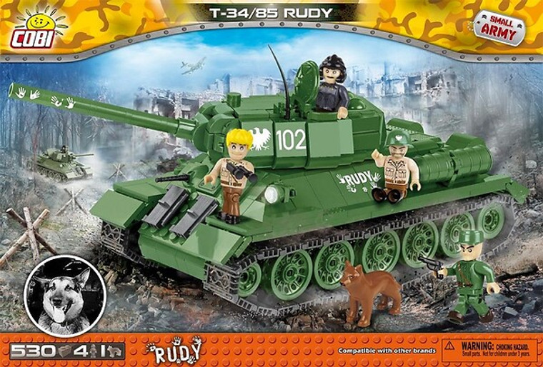 Cobi #2486A  Rudy 102 T-34/85