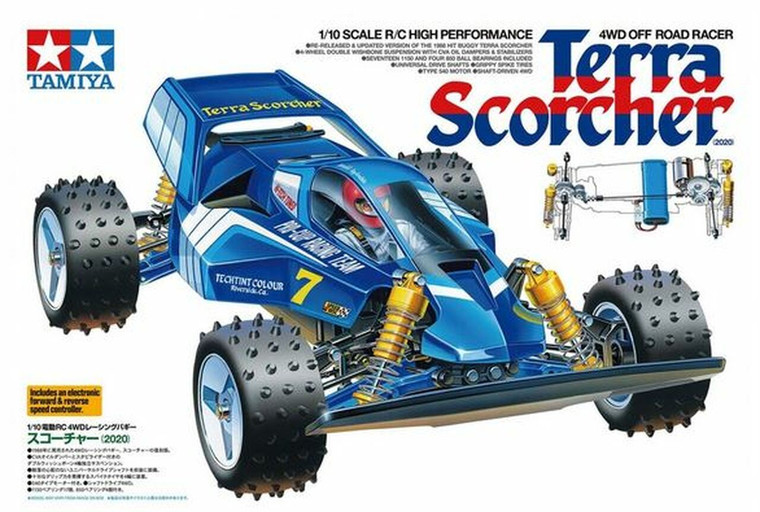 Tamiya #47442  1/10 Terra Scorcher 4WD RC Kitset