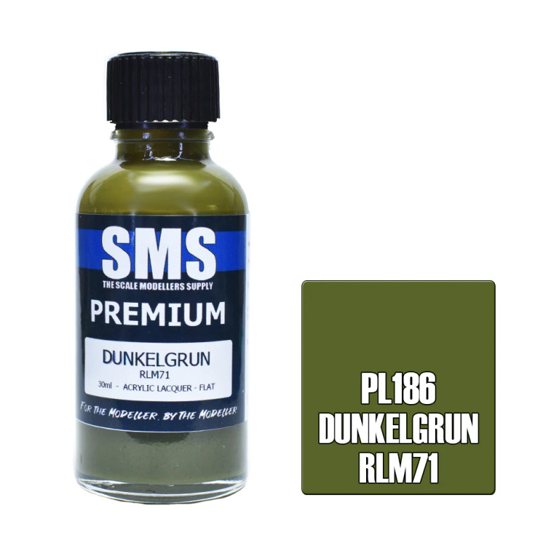 SMS #PL186 Premium DUNKELGRUN RLM71 30ml