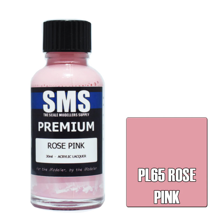 SMS #PL65  Premium Rose Pink Acrylic Lacquer-30ml